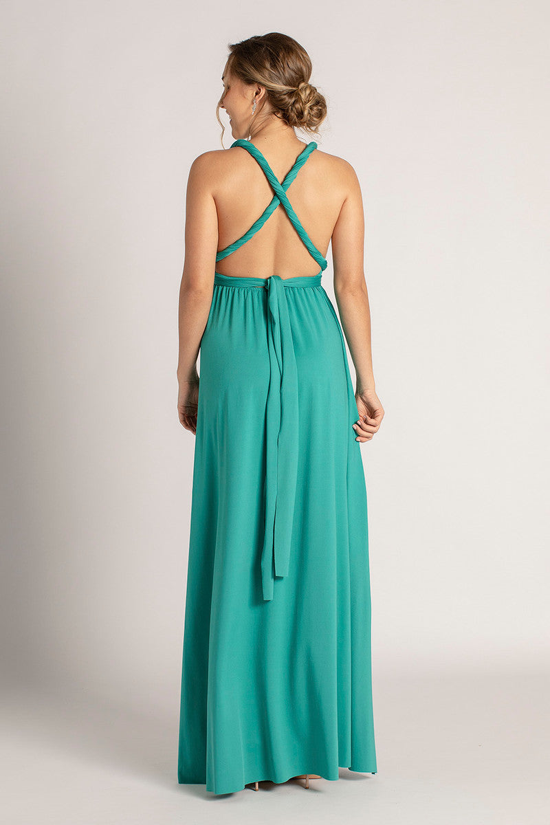 Classic Multiway Infinity Dress in Teal