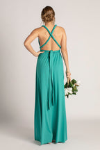 Classic Multiway Infinity Dress in Teal