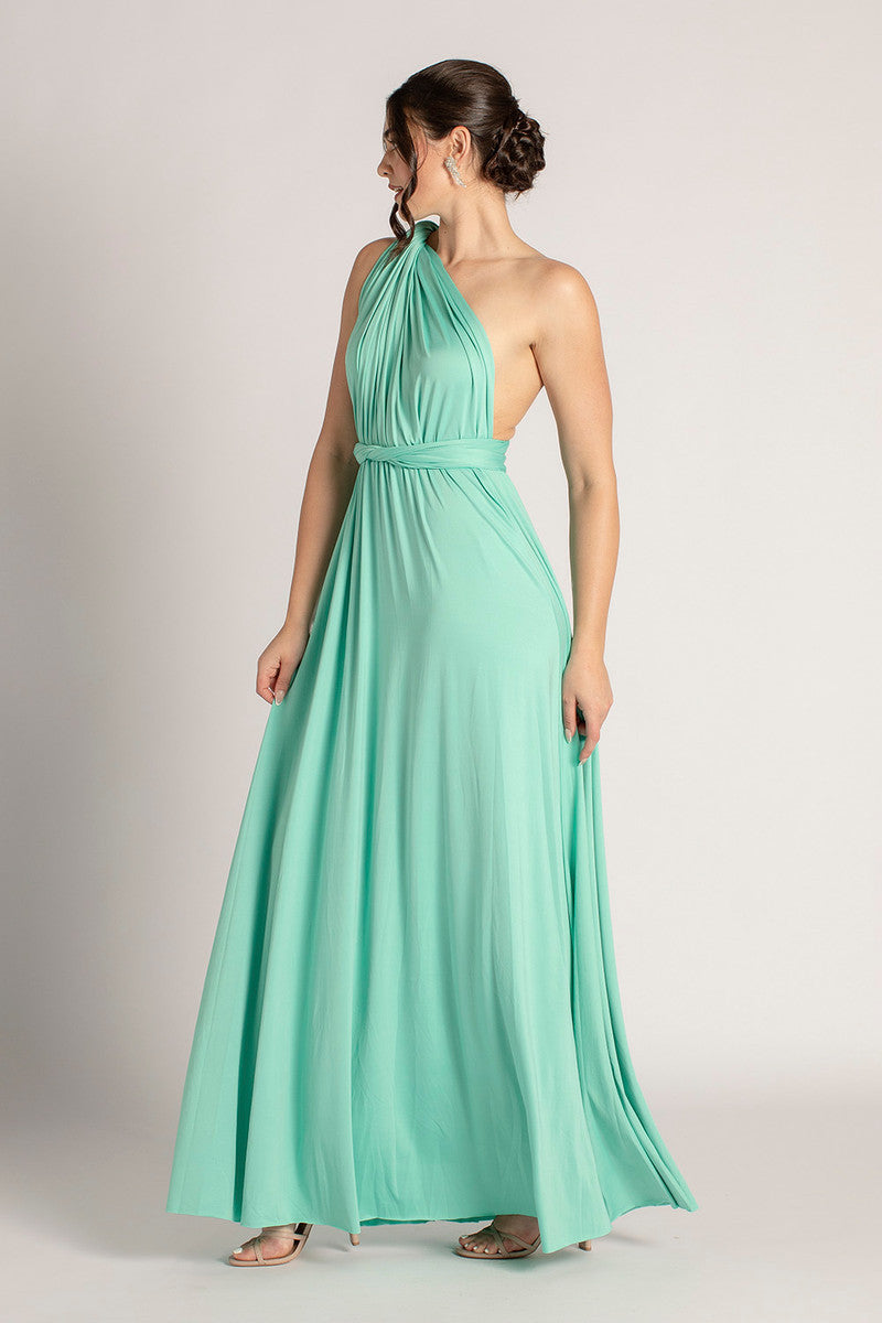 Classic Multiway Infinity Dress in Turquoise