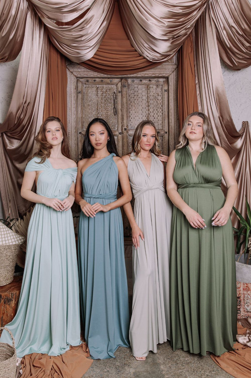 Classic Multiway Infinity Dress In Duck Egg Blue For Sale - Bridesmaids Dresses | Model Chic Classic Multiway Infinity Dress In Duck Egg Blue For Sale - Bridesmaids Dresses | Model Chic