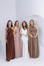 Classic Multiway Infinity Dress in Mahogany