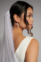 Cora Silver CZ Earrings