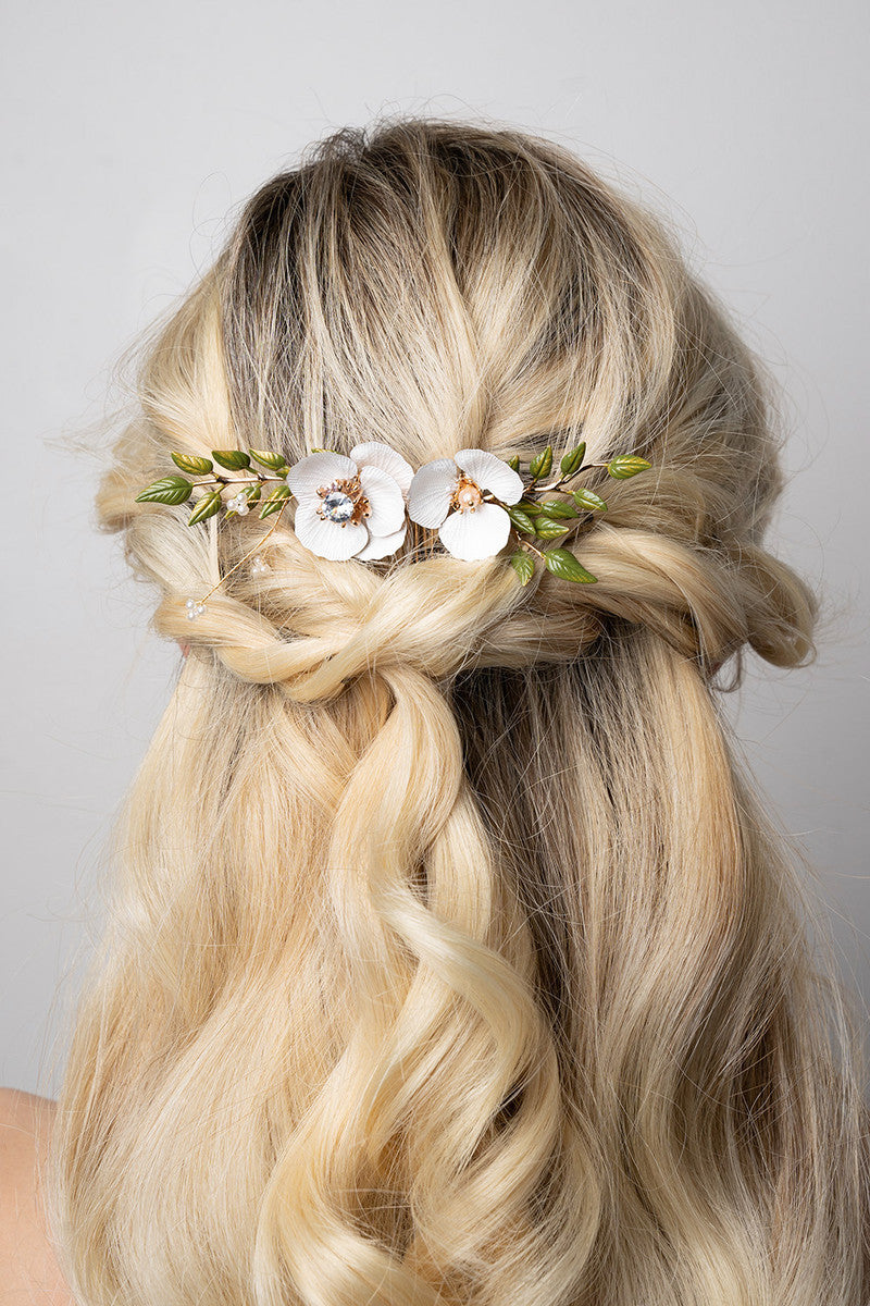 Eden Rose Gold Bridal Hair Comb