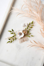 Eden Rose Gold Bridal Hair Comb