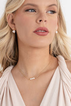 Ember Gold Pearl Necklace