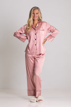 Evie Long Satin Bridesmaids Pyjamas