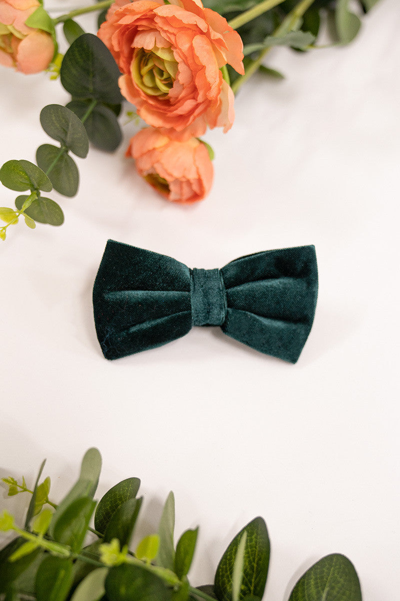 Velvet Groomsmen Bow Tie