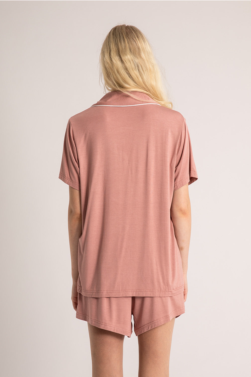 Indie Super Soft Bridesmaids Pyjamas in Dusty Pink