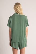 Indie Super Soft Bridesmaids Pyjamas in Light Green