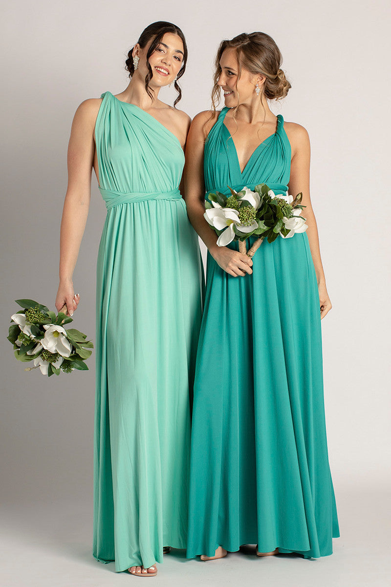 Classic Multiway Infinity Dress in Turquoise