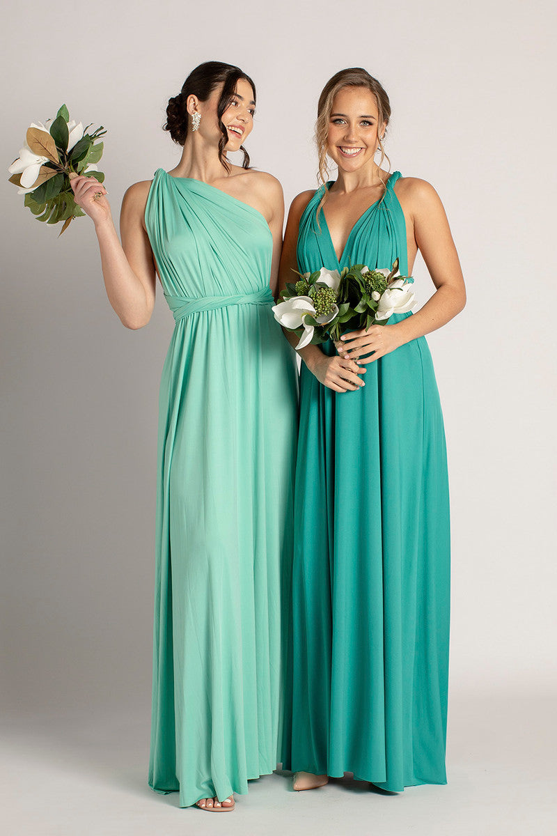 Classic Multiway Infinity Dress in Teal