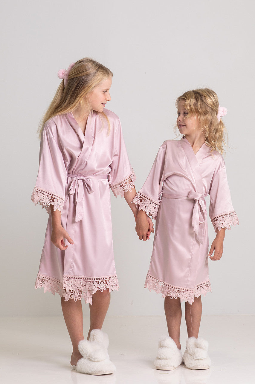 Lily Lace Bridesmaid Robe - Junior