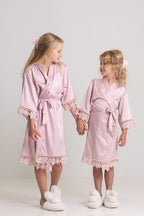 Lily Lace Bridesmaid Robe - Junior