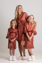 Lily Lace Bridesmaid Robe - Junior