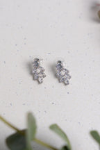 Mylah Silver CZ Earrings