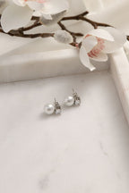 Quinn Pearl CZ Earrings