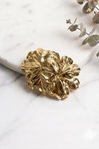 Small Gold Floral Buckle
