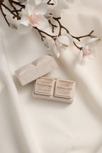 Velvet Double Ring Box