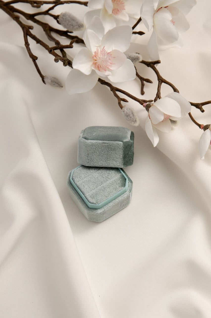 Square Velvet Ring Box