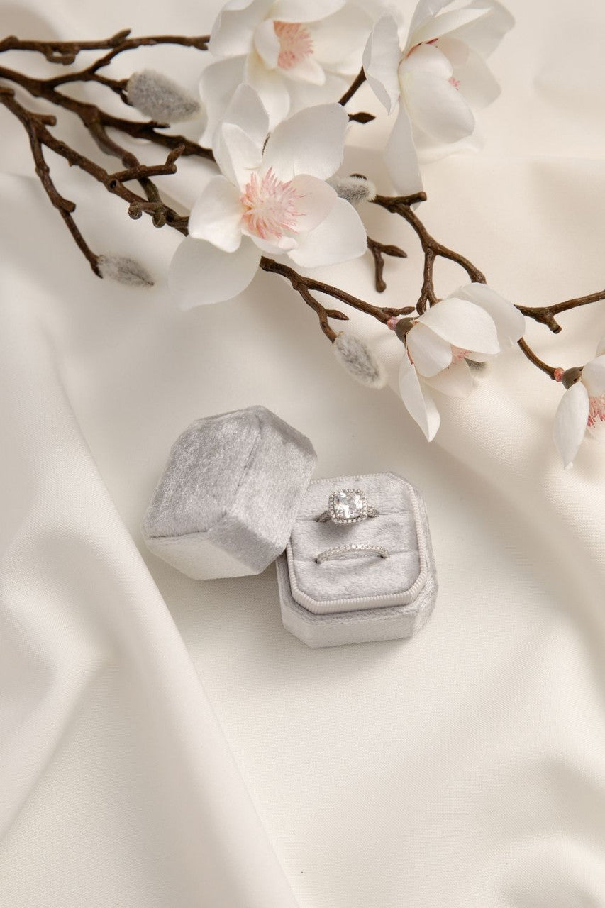 Square Velvet Ring Box