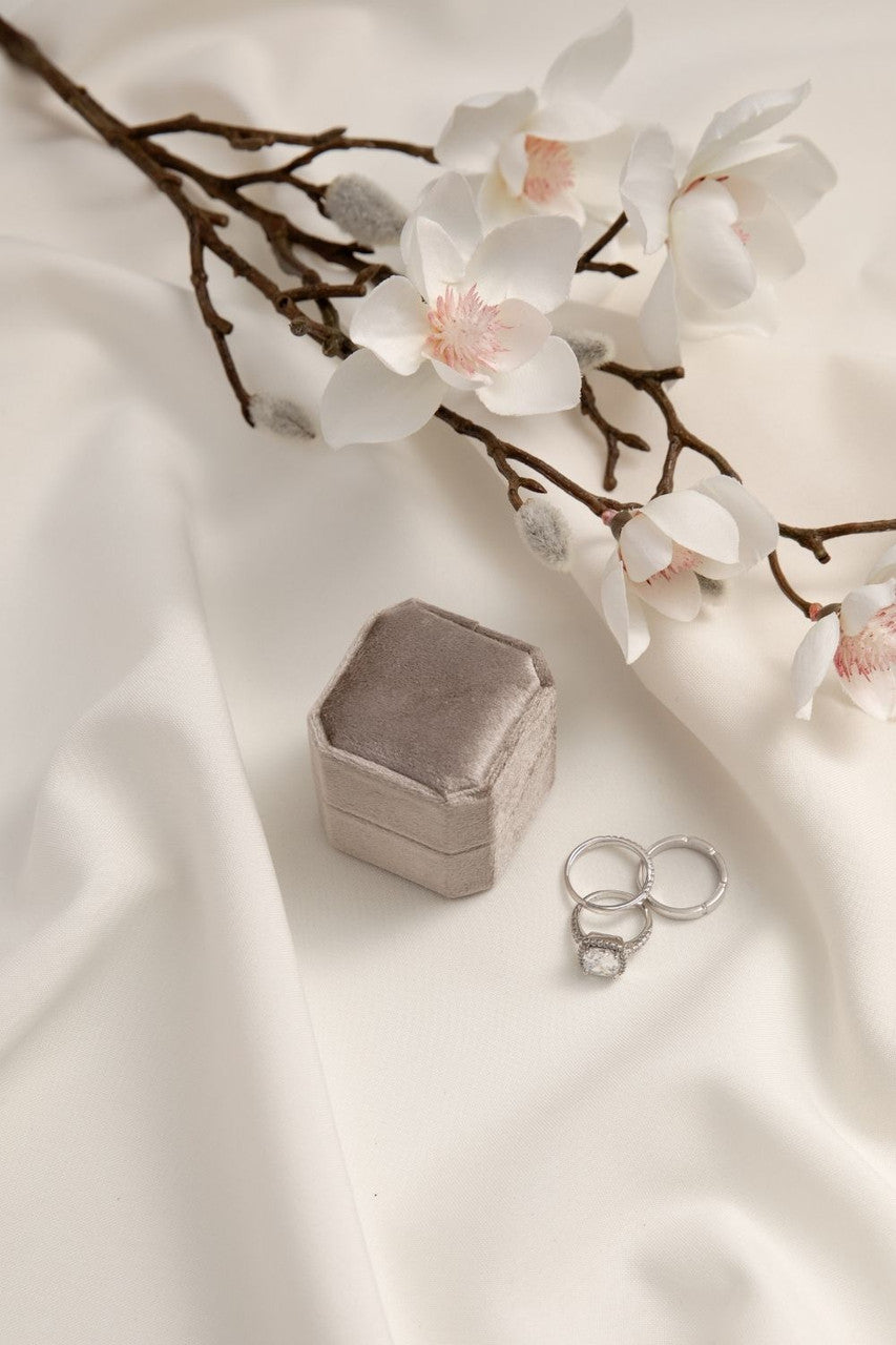 Square Velvet Ring Box