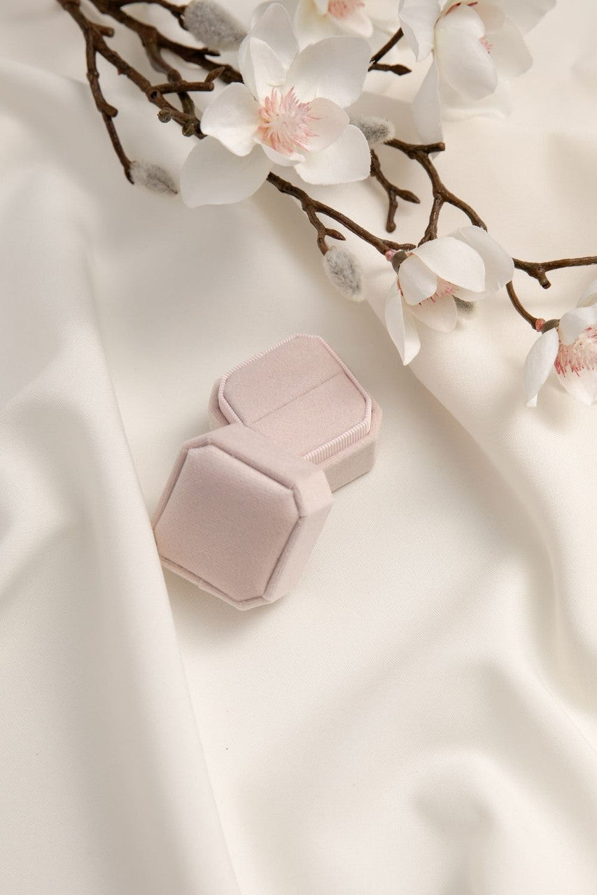 Square Velvet Ring Box
