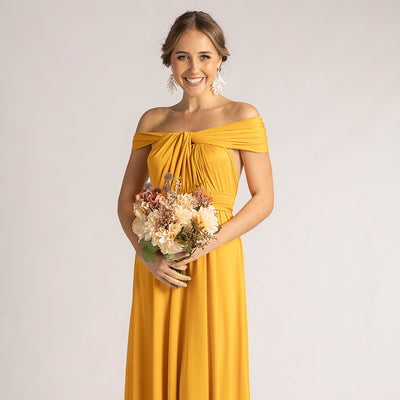 Yellow Bridesmaid Dresses | Infinity Dress | Model Chic Yellow Bridesmaid Dresses | Infinity Dress | Model Chic