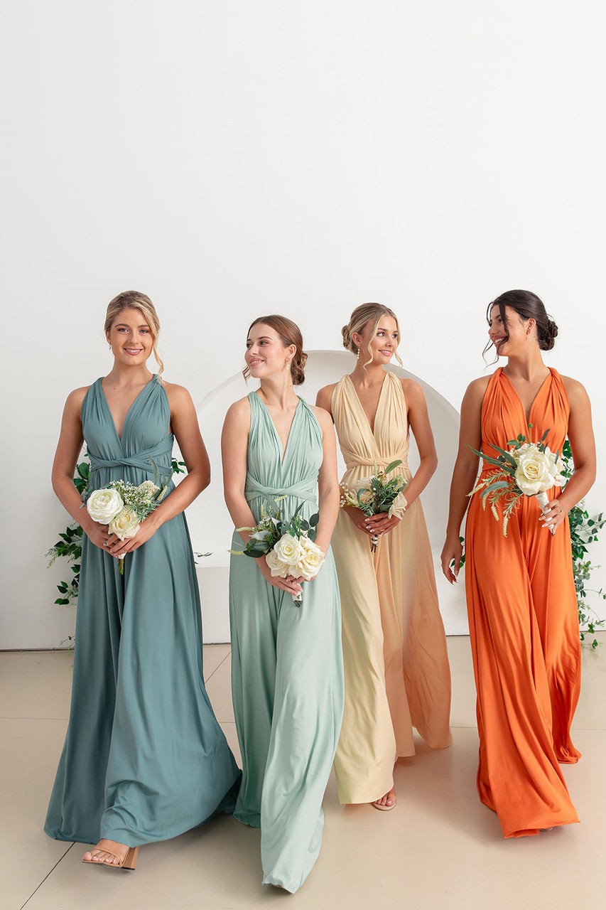 Classic Multiway Infinity Dress in Rustic Orange For Sale - Bridesmaids Dresses | Model Chic Classic Multiway Infinity Dress in Rustic Orange For Sale - Bridesmaids Dresses | Model Chic