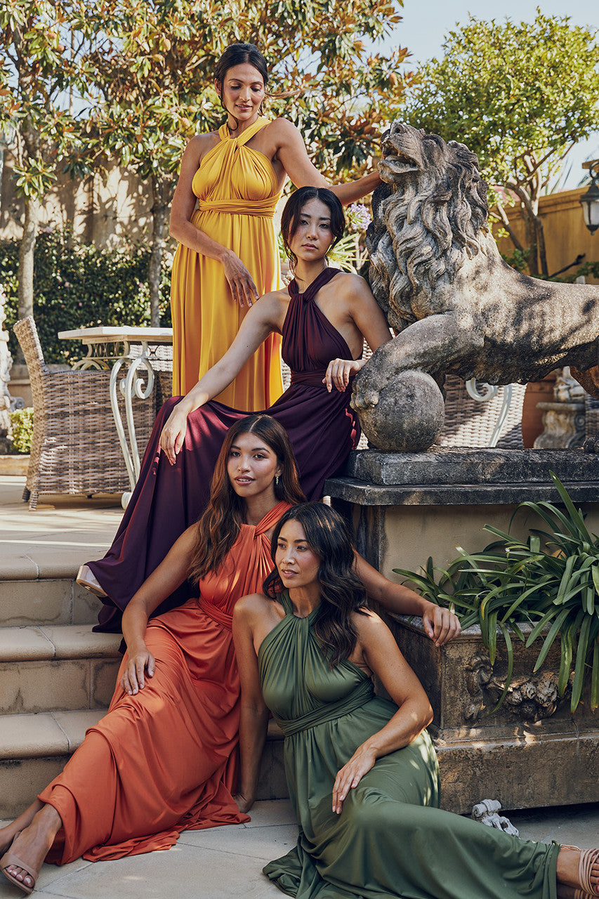 Yellow Bridesmaid Dresses | Infinity Dress | Model Chic Yellow Bridesmaid Dresses | Infinity Dress | Model Chic