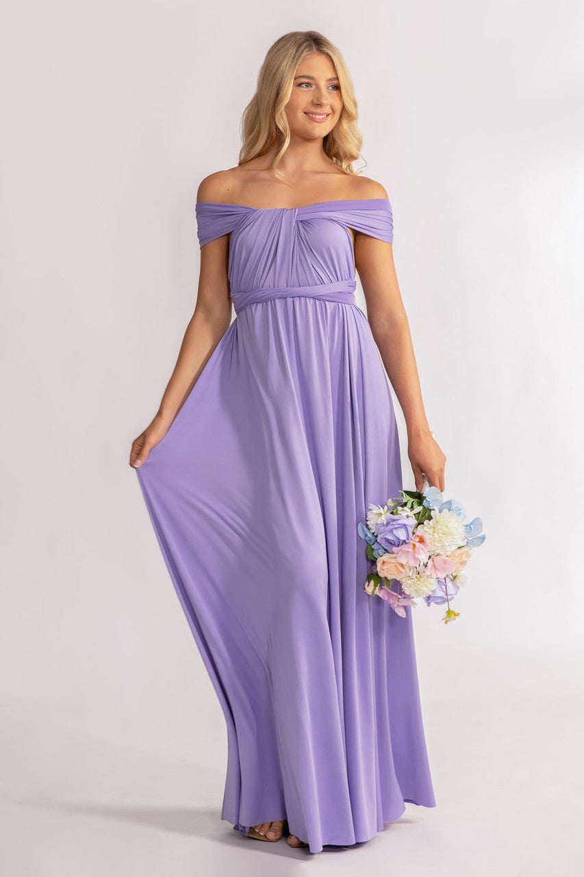 Amethyst Classic Infinity Multiway Dress for formal and bridesmaids dresses