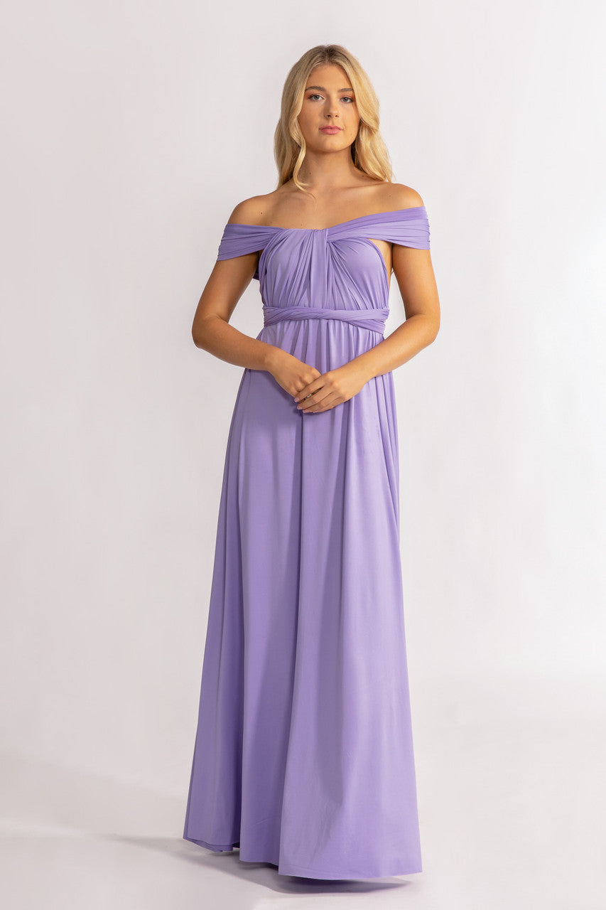 Amethyst Classic Infinity Multiway Dress for formal and bridesmaids dresses