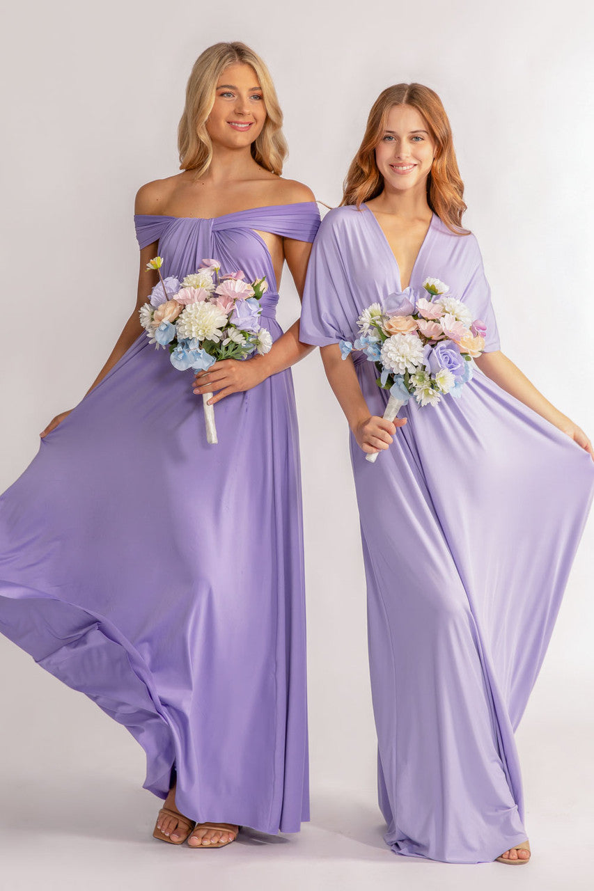 Lavender Classic Infinity Multiway Dress for formal and bridesmaids dresses