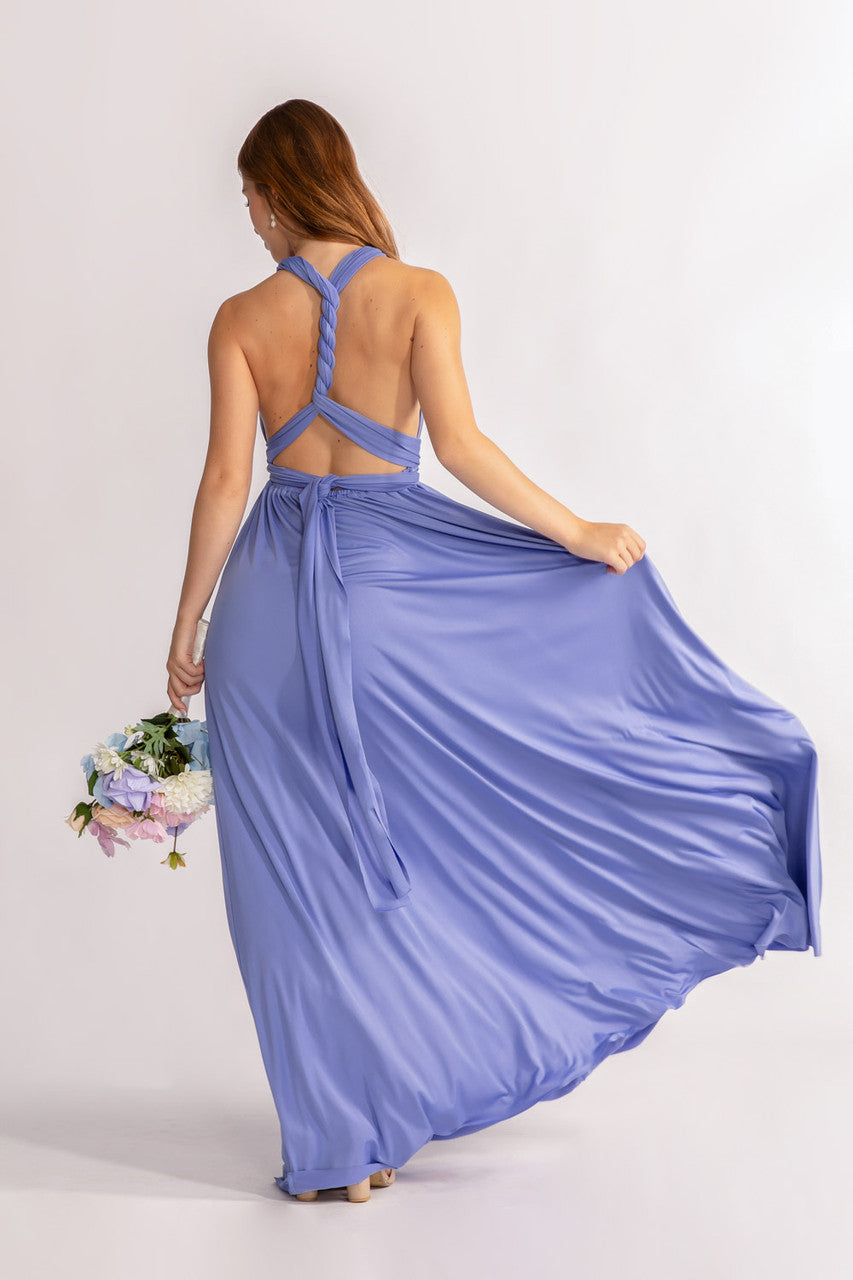 Perwinkle Classic Infinity Multiway Dress for formal and bridesmaids dresses