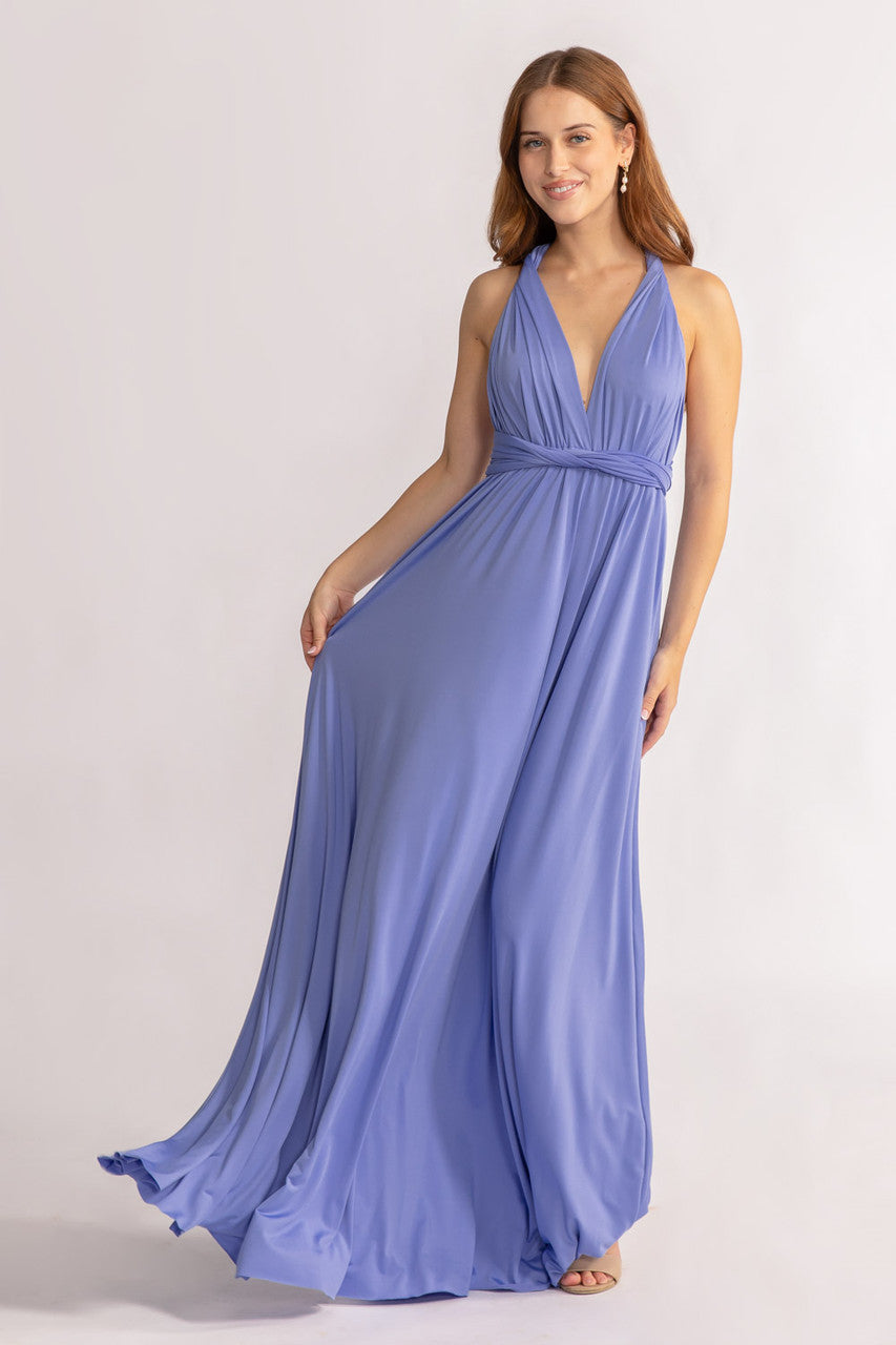 Classic Multiway Infinity Dress In Periwinkle For Sale