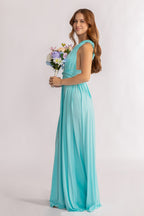 Sky Blue Classic Infinity Multiway Dress for formal and bridesmaids dresses