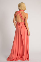 Classic Multiway Infinity Dress in Guava