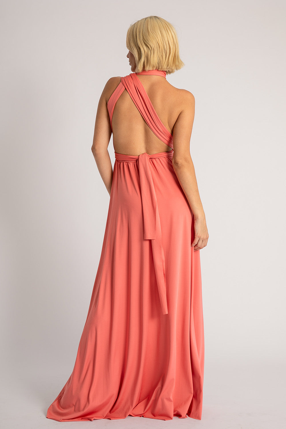 Classic Multiway Infinity Dress in Guava