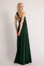 Classic Multiway Infinity Dress in Hunter Green