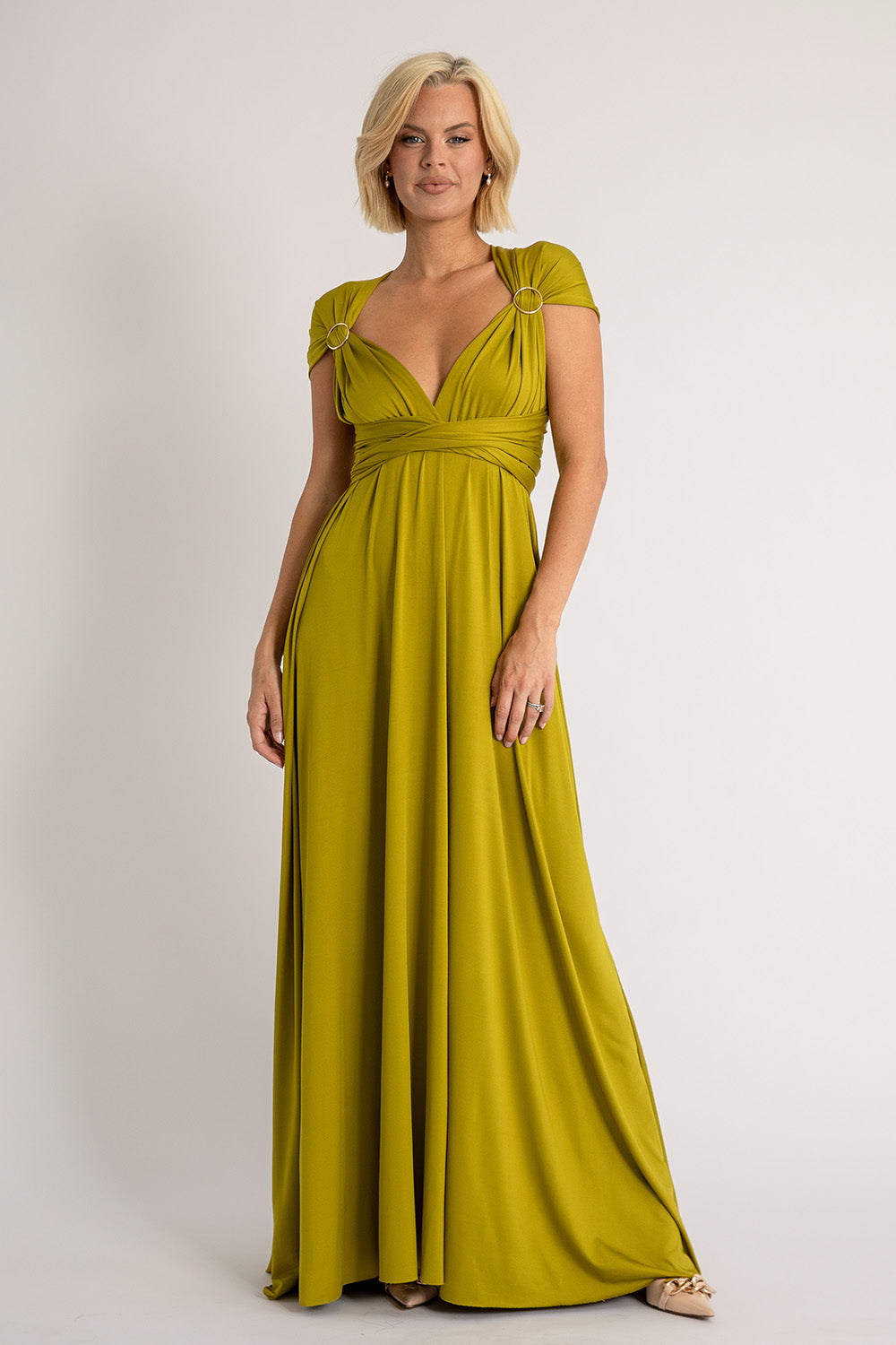 Classic Multiway Infinity Dress in Kiwi Green