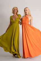 Classic Multiway Infinity Dress in Kiwi Green