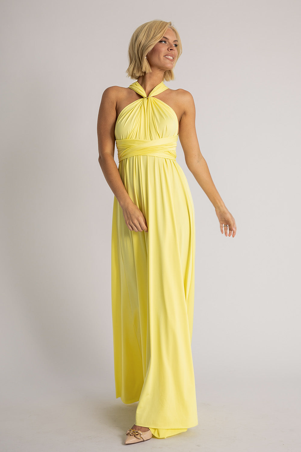 Classic Multiway Infinity Dress in Lemon Sorbet