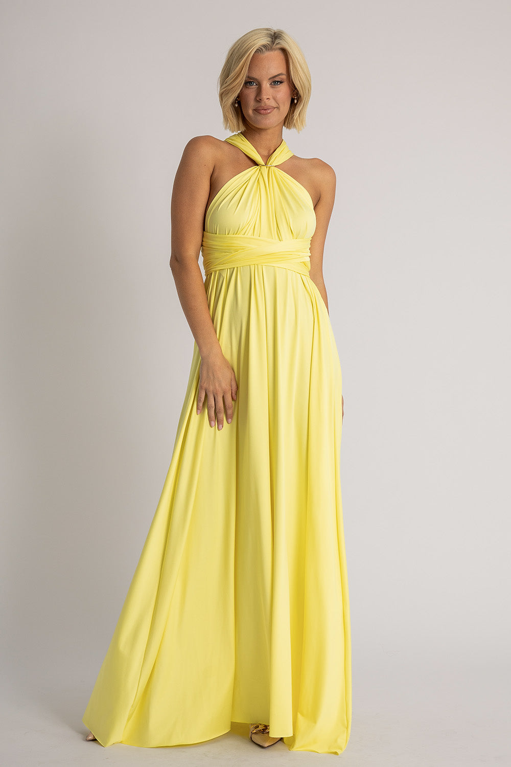 Classic Multiway Infinity Dress in Lemon Sorbet
