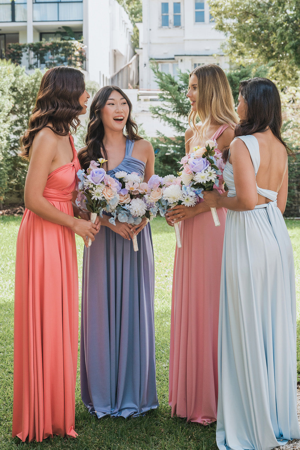 Classic Multiway Infinity Dress in Lilac Blue