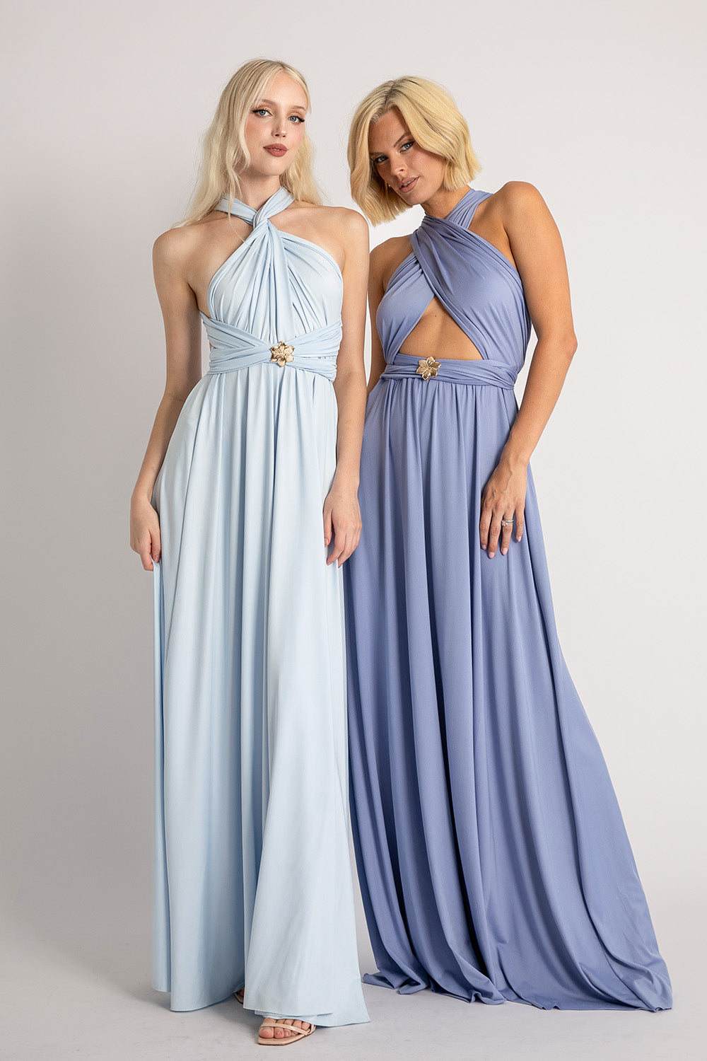 Classic Multiway Infinity Dress in Mist Blue