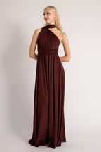 Classic Multiway Infinity Dress in Maroon
