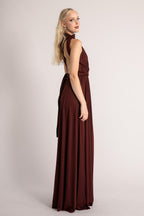 Classic Multiway Infinity Dress in Maroon