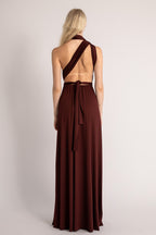 Classic Multiway Infinity Dress in Maroon