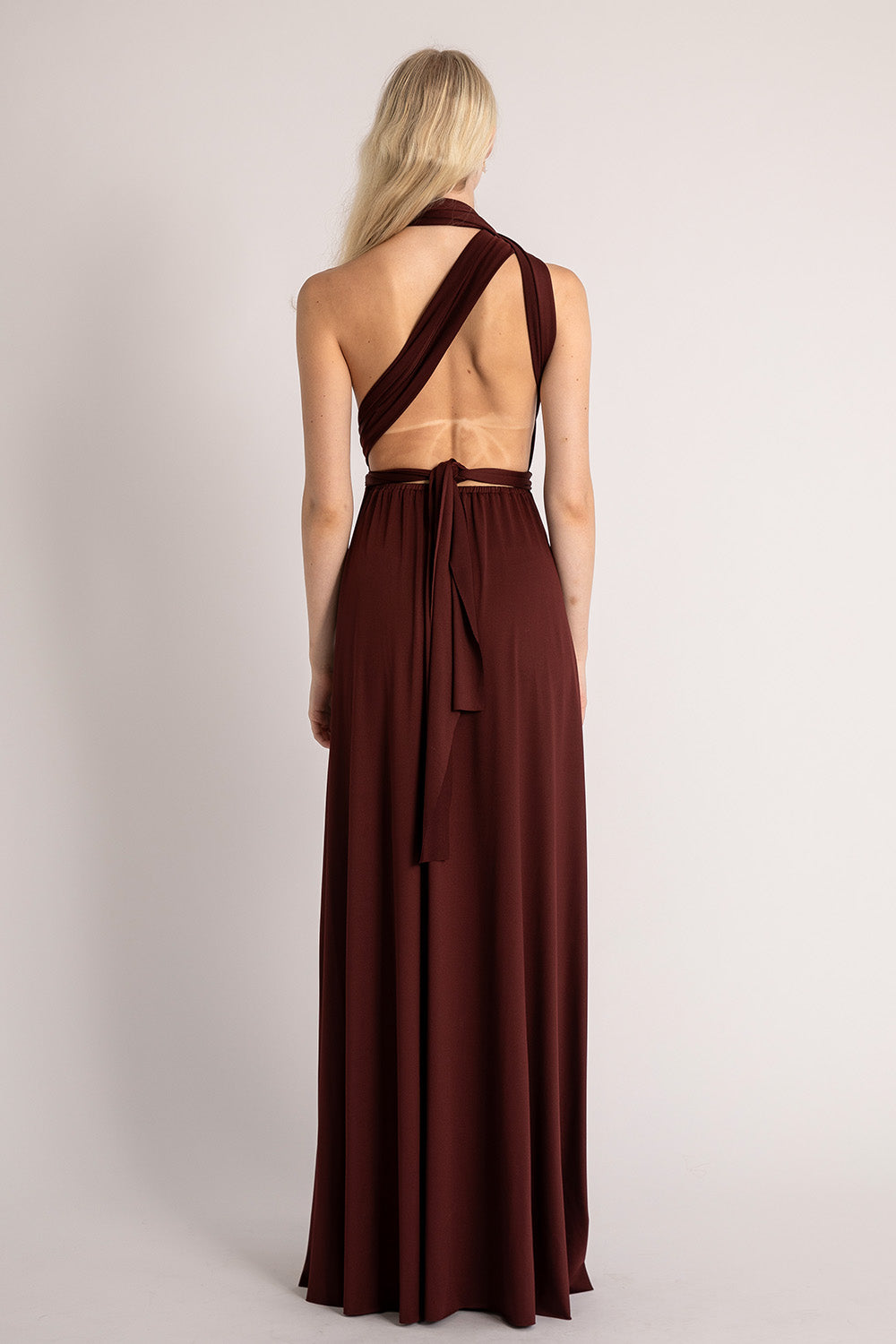 Classic Multiway Infinity Dress in Maroon