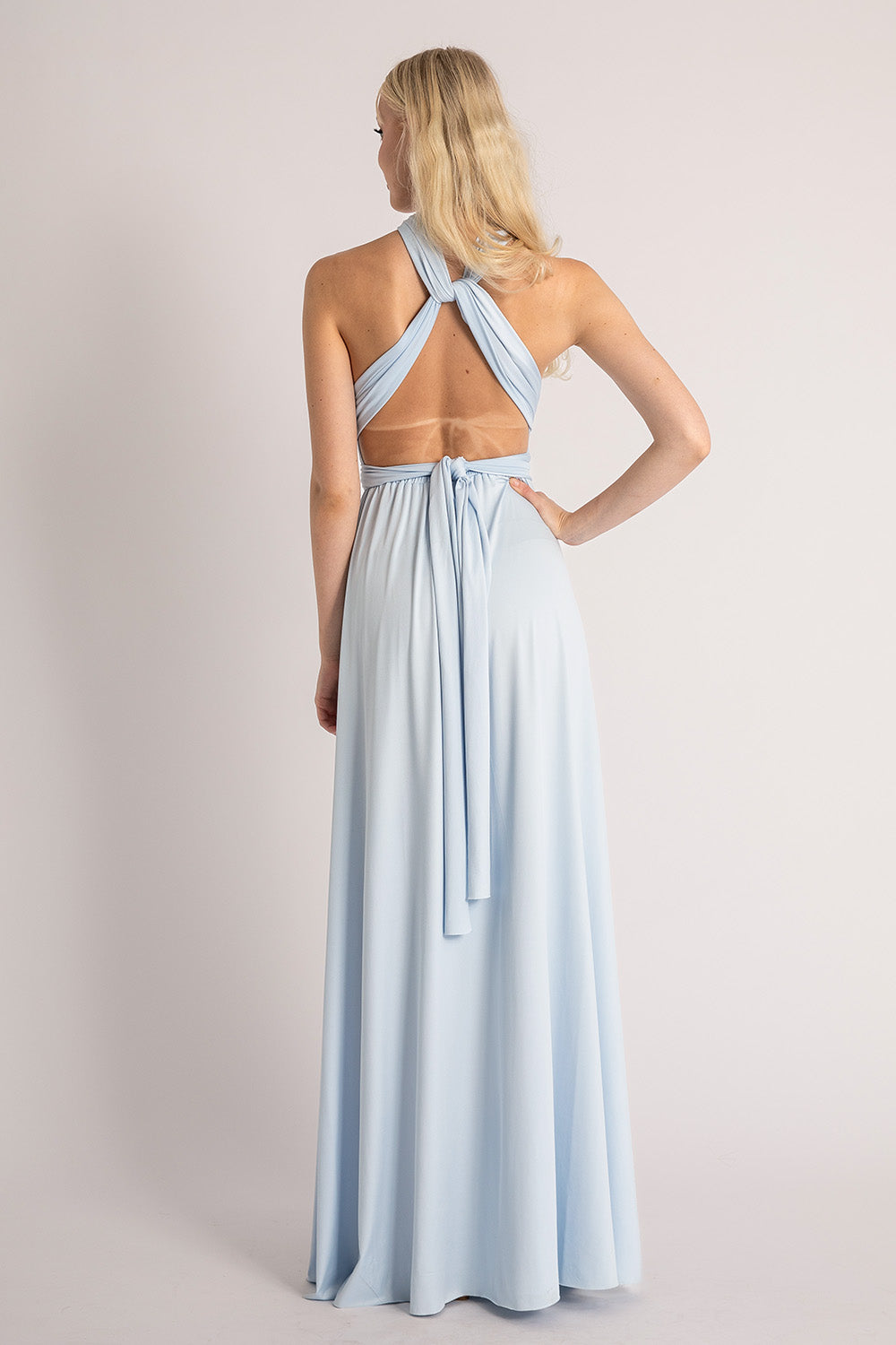 Classic Multiway Infinity Dress in Mist Blue