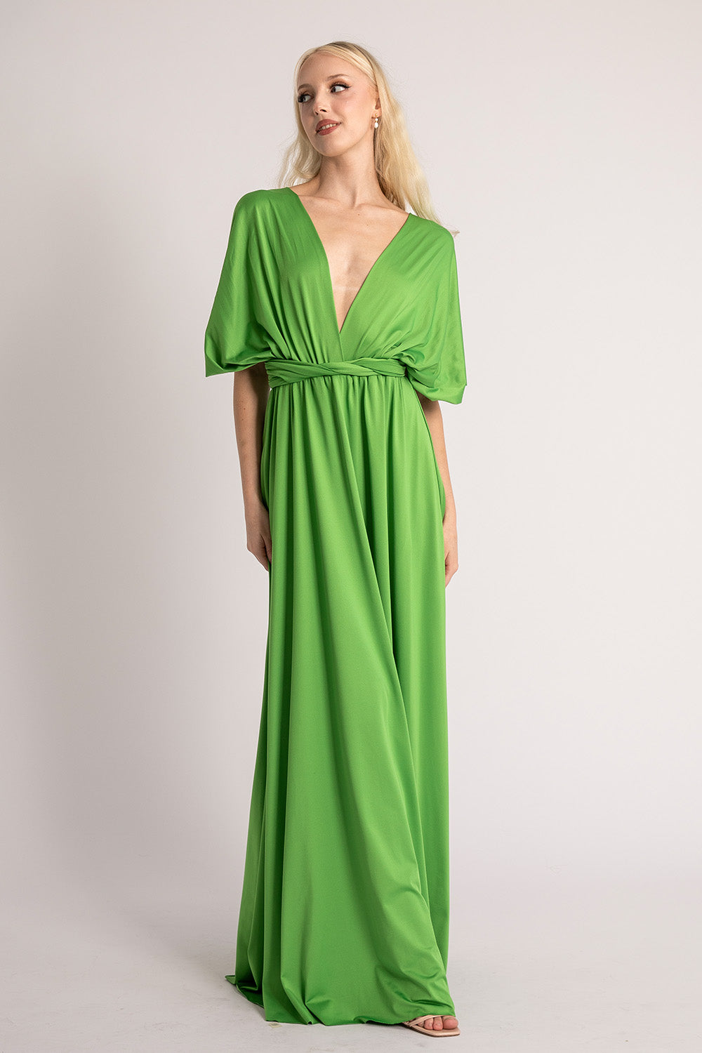 Classic Multiway Infinity Dress in Orchid Green